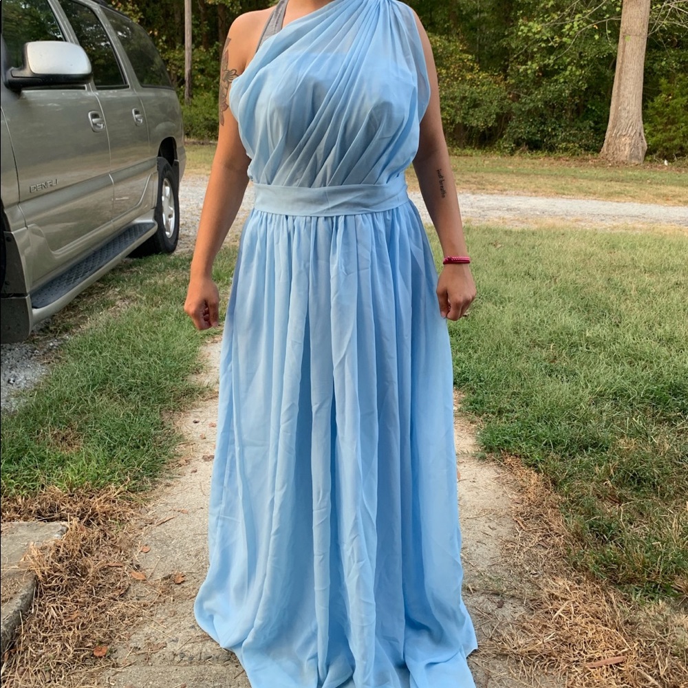 One shoulder dress